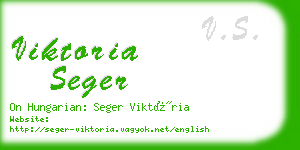 viktoria seger business card